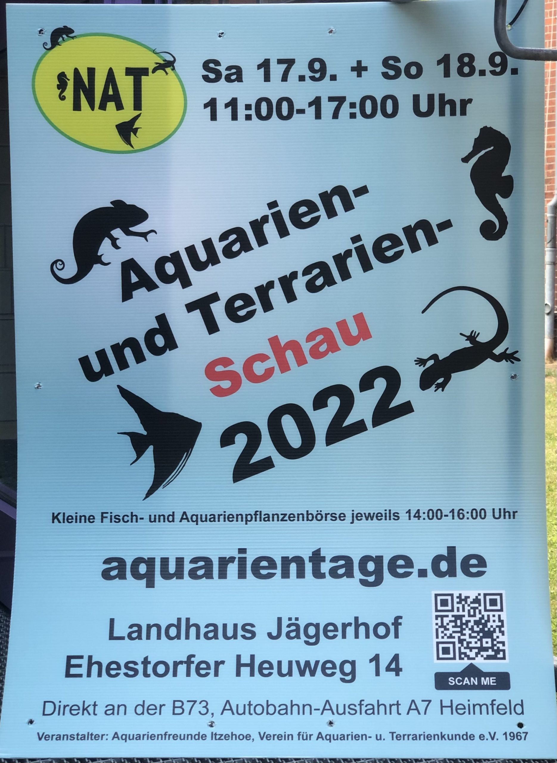 Plakat von den Norddeutschen Aquarien Tagen